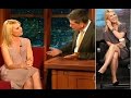 Sexy Claire Danes flirts with Craig Ferguson on the Late show