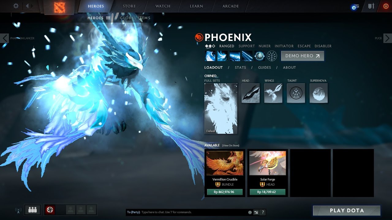 Ice Phoenix Cyrophoenix Dota 2 Mods