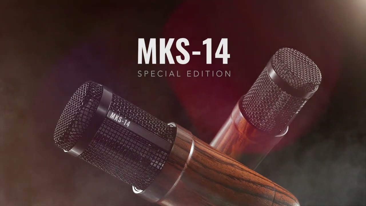 MKS-14 Broadcast Condenser Microphone for Podcast & Voice-Over