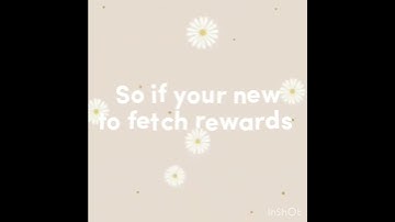 Use my referral code for fetch rewards!