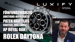 Rolex, Patek, AP und andere 'übliche Verdächtige': 25 Highlights der 110. Dr. Crott Auktion