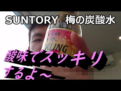 サントリー「梅のスパークリングウォーター」を飲んでみた。