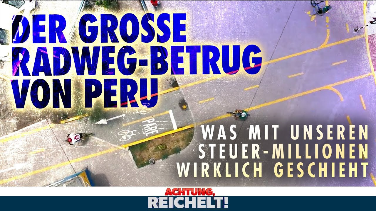 Deutsche Radweg-Millionen für ein korruptes Land! | Achtung, Reichelt! vom 21.05.2024