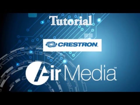 How to use Crestron Airmedia - CO classes  - JCU