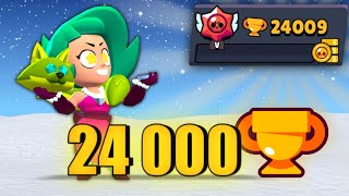 Апнул 24000 кубков в Brawl Stars + Новогоднее поздравление