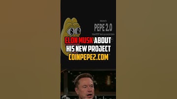 ELON MUSK ABOUT HIS NEW PROJECT - COINPEPE2