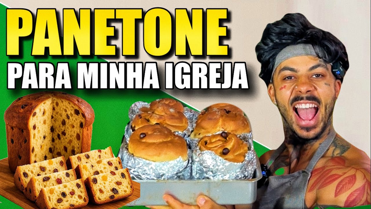 PANETONE para minha igreja - Vic de colher