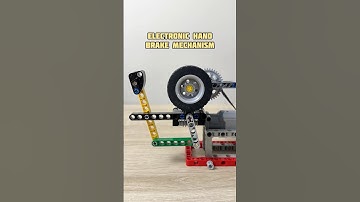Electronic Hand Brake Mechanism #lego #legotechnic #mechanical #creative #engineering #technology