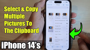 iPhone 14/14 Pro Max: How to Select & Copy Multiple Pictures To The Clipboard In Files