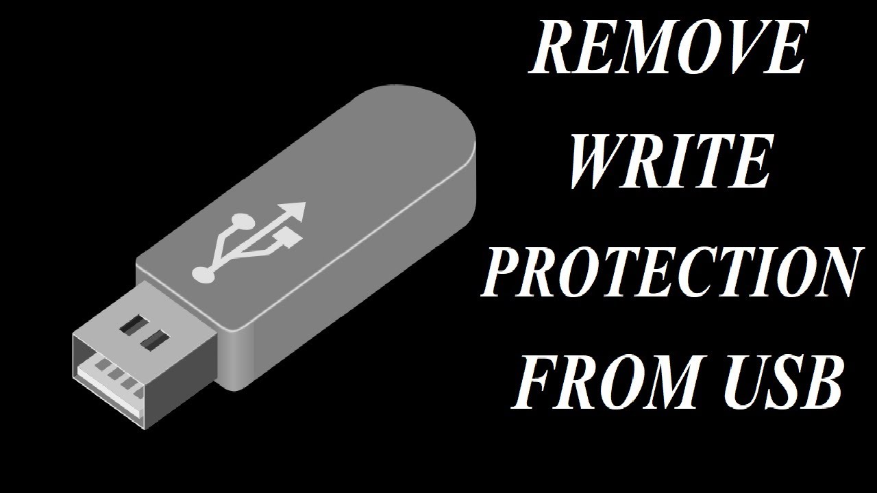 Remove write Protection from USB drive YouTube