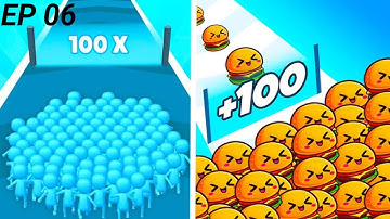 Count master VS Food Run Gameplay 🧑‍🤝‍🧑🍪🥮🥠 iOS Walkthrough Max (Level 06)