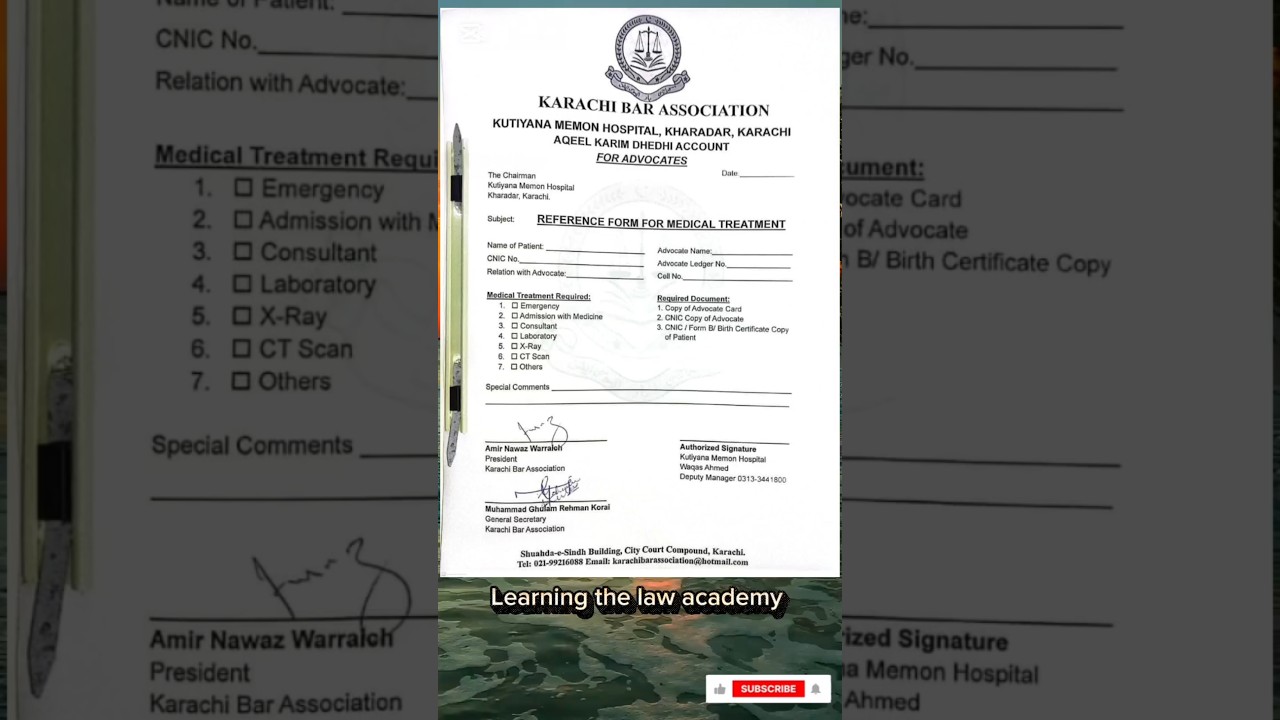 Great work Karachi Bar Association