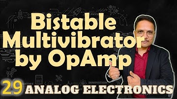 Bistable Multivibrator using Operational Amplifier (Basics, Circuit, Working & Waveforms) Explained