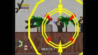 Virtua Cop 1 Stage 3 Sega Saturn (Actual Hardware)