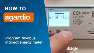 agardio.mananger How-to videos. Part 7 – Program a Modbus indirect energy meter