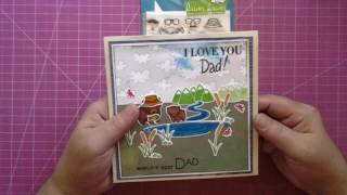 FATHERS DAY CARDS - LAWN FAWN DAD AND ME