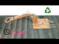 El MEJOR Proyecto Escolar: Brazo Robótico con Material Reciclado EN MINUTOS