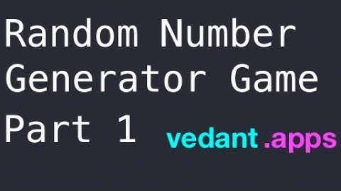 Swift Week | Creating a random number game | Xcode 10