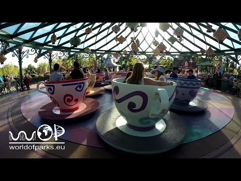 Disneyland Paris - Mad Hatter´s Tea Cups - OnRide & Off Ride - Kaffeetassenfahrt