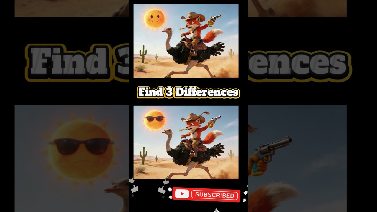 🍀5% spot 3 differences in 15 seconds!"