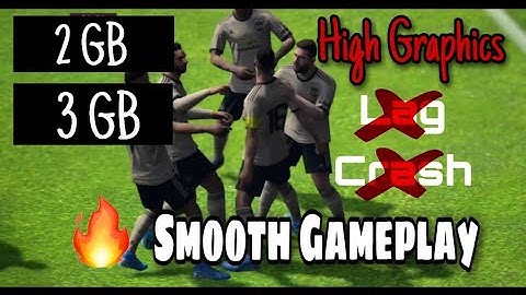 Play PES 20 mobile with high graphics in 2gb,3gb devices!!!No lag,No crash