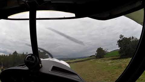 UK Bush Flying: Ikarus C42 Short Field Go Around Bargrug Airstrip