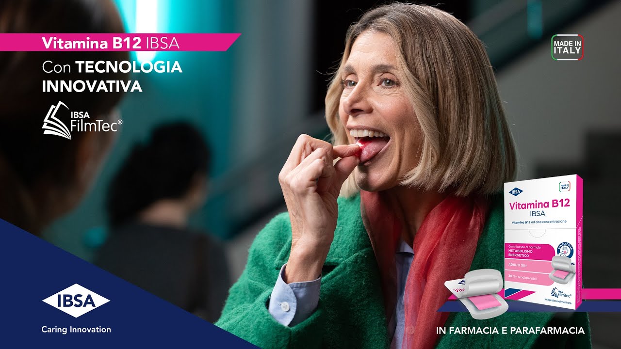 Vitamina B12 IBSA e Tecnologia IBSA FilmTec®. La linea di integratori “sulla punta della lingua”