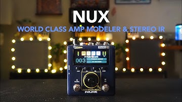 NUX // Solid Studio MKII Preamp, Power Amp Simulator & IR Loader (Stereo Demo)