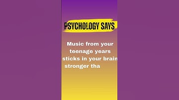 “Why Music From Your Teens Stays With You Forever (Psychology Explained)”#shorts #shortsfeed