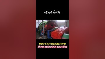 JK-2.5 × 2P mine hoist and mining winch. Shuangmin Mining Machinery Professional Manufacturer#mining