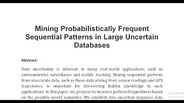 Mining Probabilistically Frequent Sequential Patterns in Large Uncertain Databases