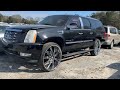 I FOUND THE CHEAPEST CADILLAC ESCALADE ON 30'S AT THE INSURANCE AUCTION!