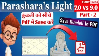 How to make Kundali / Horoscope as PDF file in Parashara Light Full Guide #FURYTechZ #astrologer screenshot 5