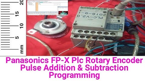 Panasonics FP-X Plc Rotary Encoder Pulse Addition & Subtraction Programming