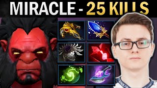 Axe Dota Gameplay Miracle with 25 Kills and Arcane
