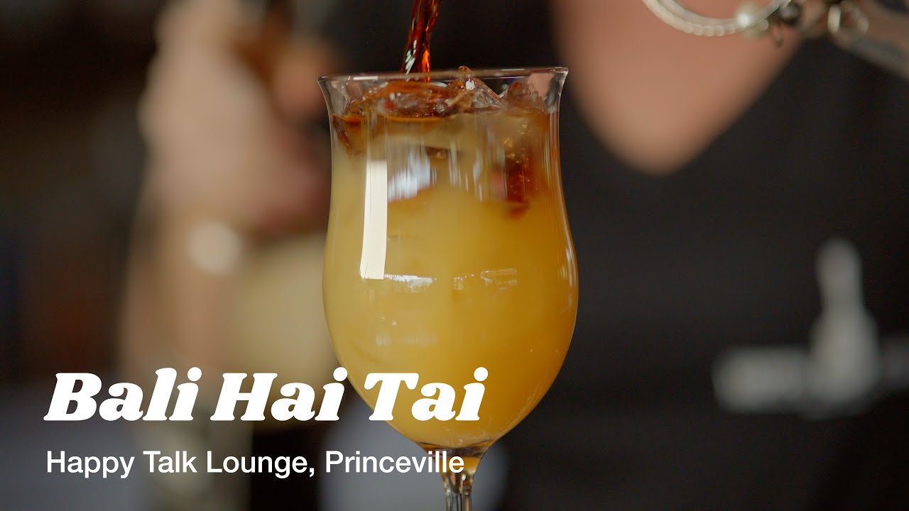 Bali Hai Tai at Happy Talk Restaurant, Kaua'i