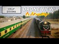 Sohawa Railway Station Drone Footage | Stunning Train Views from Above