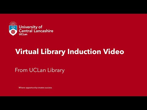 UCLan Library Online Induction