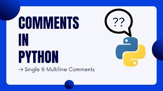 #06 Comments In Python  || Python Complete Course For Absolute Beginners || Python Tutorial In Hindi