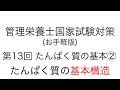 お手軽版 「第13回 たんぱく質の基本② たんぱく質の構造」【管理栄養士 国家試験対策】