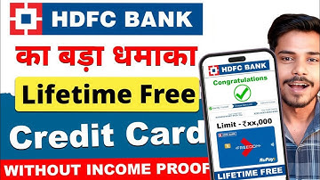 HDFC Bank credit card | HDFC Bank credit card apply online | lifetime free credit card apply online