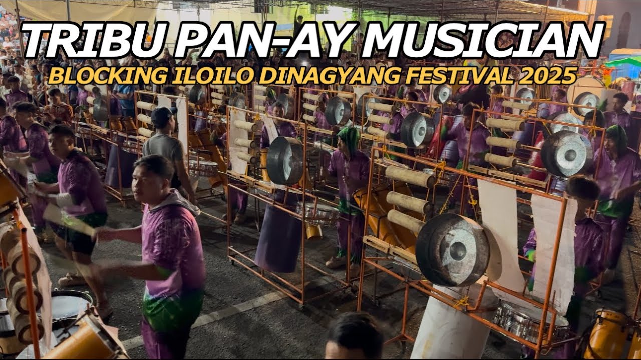 BLOCKING TRIBU PAN-AY MUSICIAN ILOILO DINAGYANG FESTIVAL 2025 