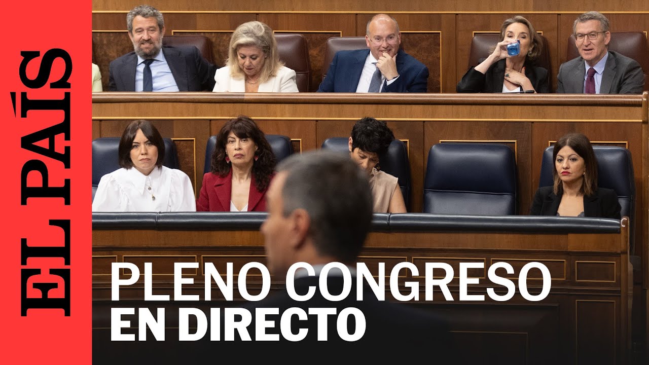DIRECTO | Pleno del Congreso de Diputados | EL PAÍS - YouTube