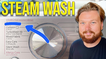 Steam Wash on Your Washer: How it works and when to use it