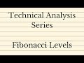 Technical analysis series  fibonacci levels
