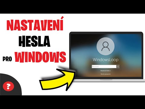 Jak NASTAVIT HESLO na WINDOWS 10 | Návod | WIN 10 / PC