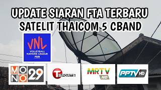 LATEST THAICOM 5 CBAND SATELLITE BROADCAST UPDATE 2026, MANY FTA BROADCASTS