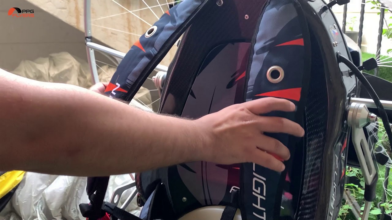 شرح اجزاء محرك الباراموتور و الجناح