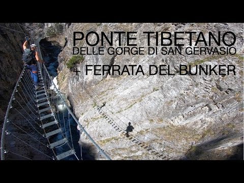 Ponte Tibetano delle Gorge di San Gervasio + Ferrata del Bunker, Claviere - TO (2 Giugno 2019)