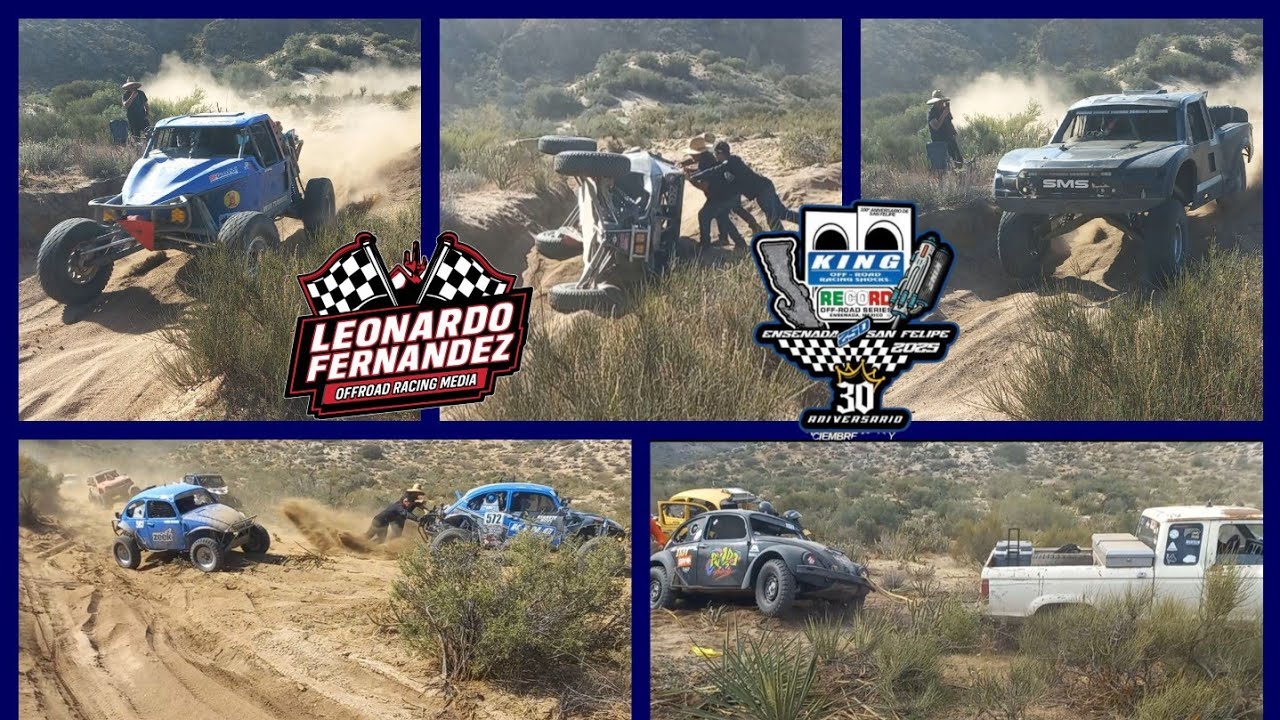 Récord Offroad-King shocks Ensenada-San Felipe 250 2025/ volteados y atascados 🌵🏁